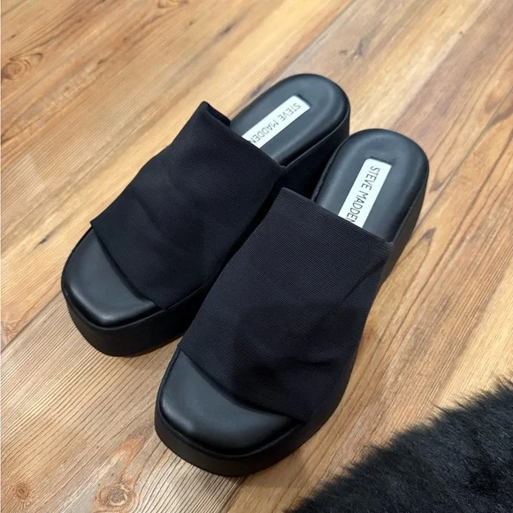 Steve Madden Slinky 30 Platform Slides - Picture 7 of 9